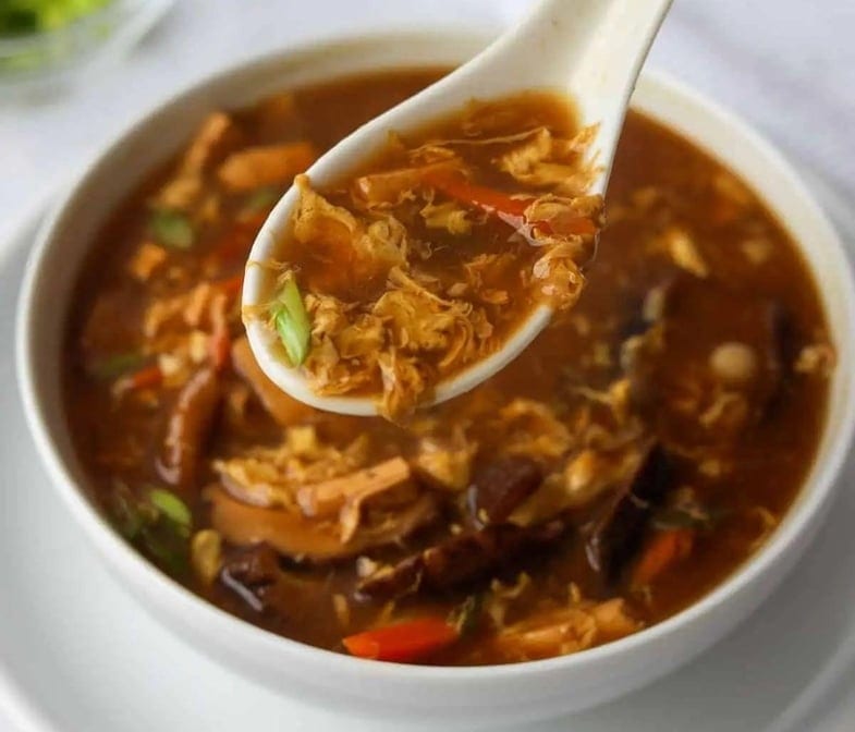 Hot and Sour Chicken Soup.