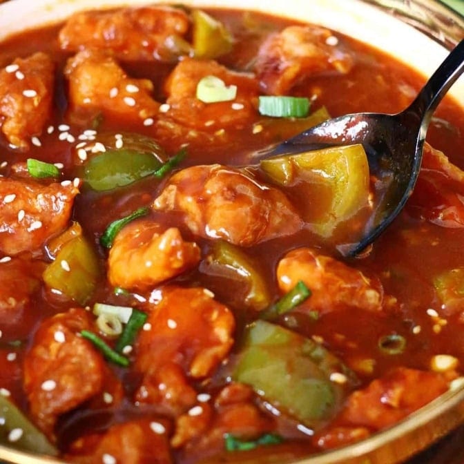 Chicken Manchurian (Gravy).